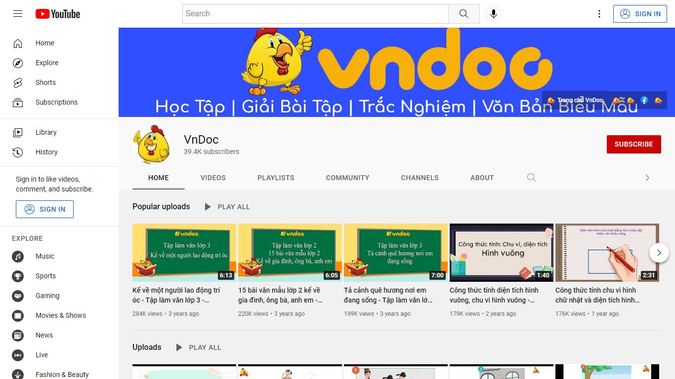 VnDoc - YouTube